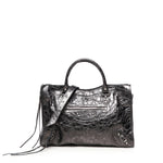 Borsa Le City Media in pelle metallizzata 823058 2AA9R1314 BALENCIAGA 