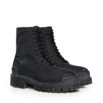 Stivali Combat Strike in tela di cotone 845015 W2H111000 BALENCIAGA 