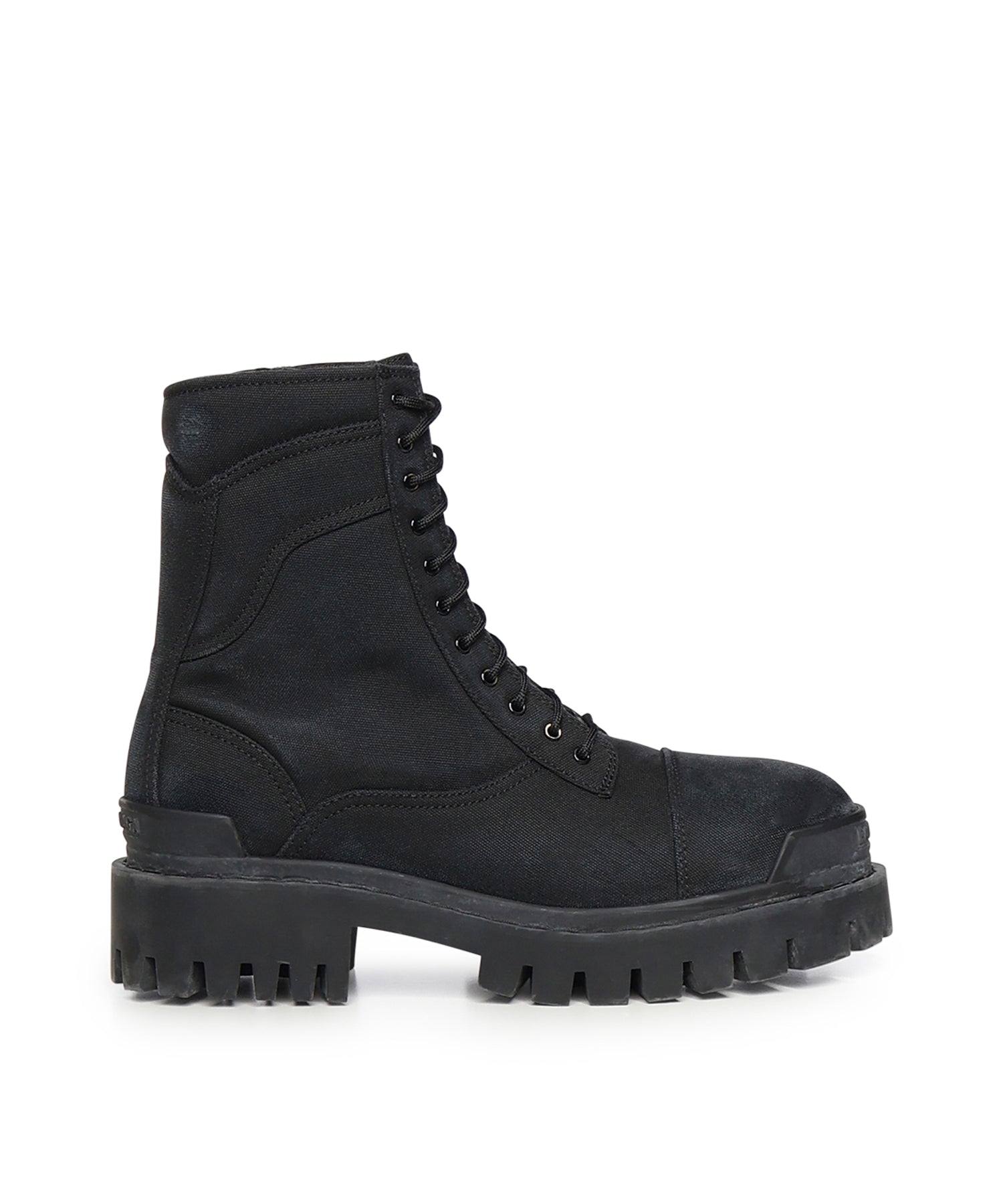 Stivali Combat Strike in tela di cotone 845015 W2H111000 BALENCIAGA 