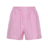 Boxer in popeline di cotone a righe 850695 TPM265621 BALENCIAGA 