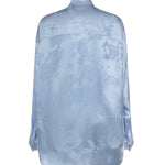 Camicia Cocoon Washed Crayon Allover in seta jacquard 850978 TTN105840 BALENCIAGA 