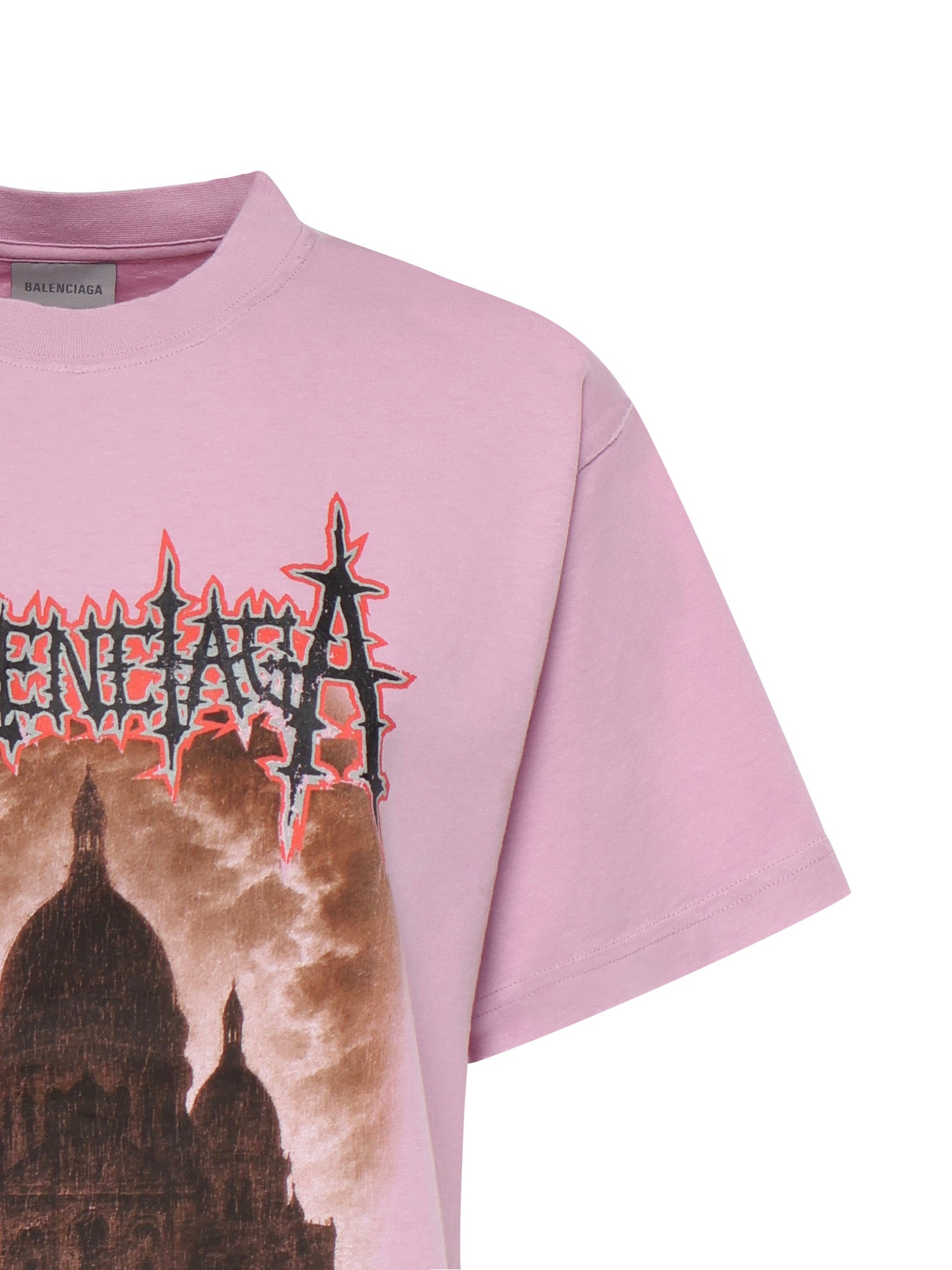 T-shirt Balenciaga Sacré Cœur in jersey dry 850990 TUVE45701 BALENCIAGA 