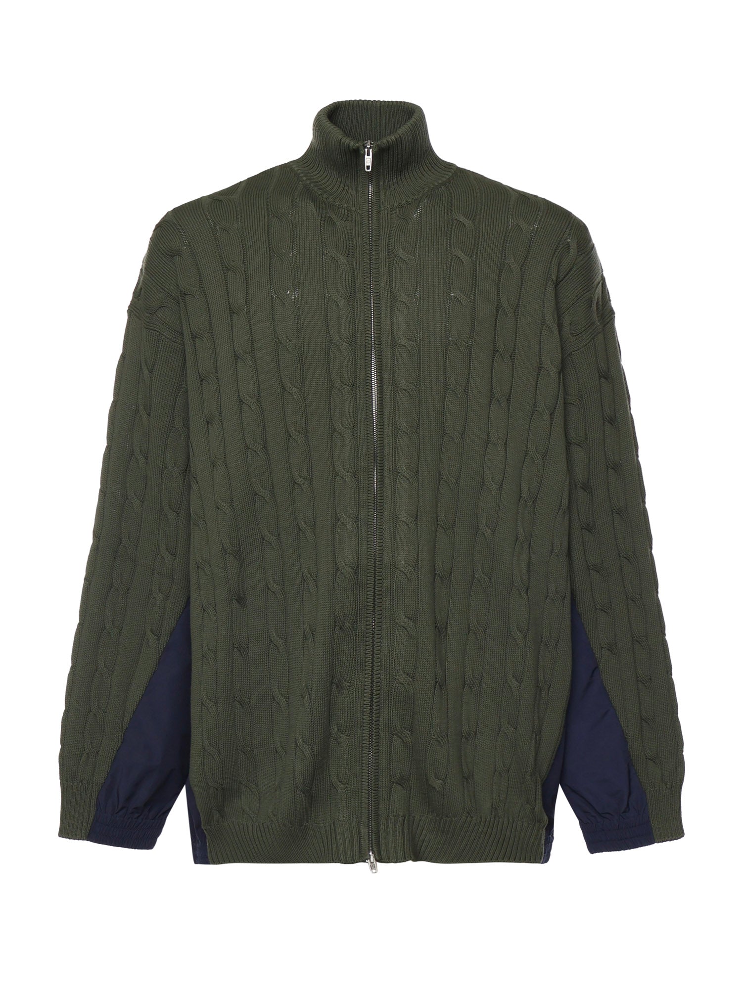 Giacca Hybrid in maglia di cotone e tessuto tecnico 856719 T34372525 BALENCIAGA 