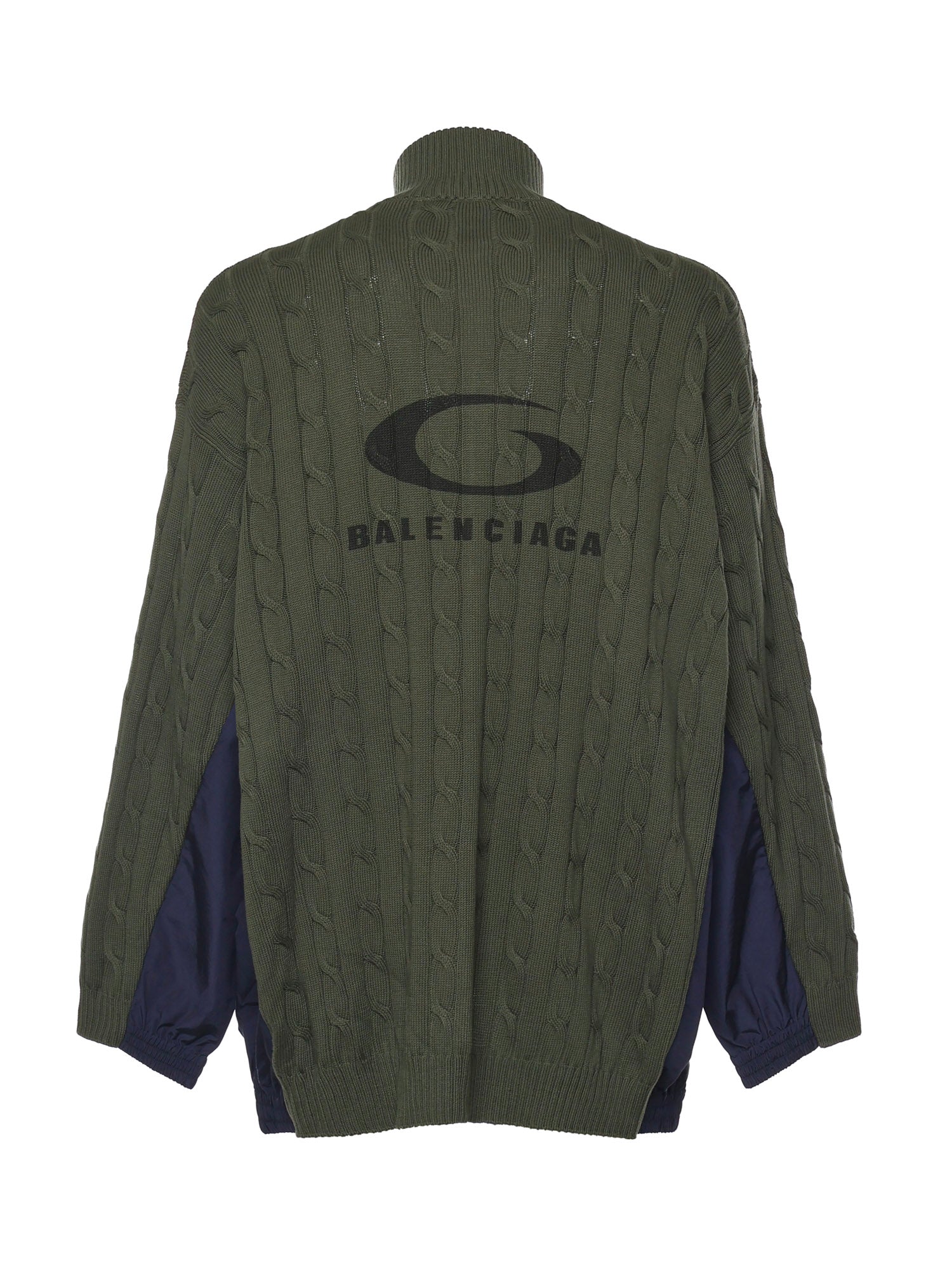 Giacca Hybrid in maglia di cotone e tessuto tecnico 856719 T34372525 BALENCIAGA 
