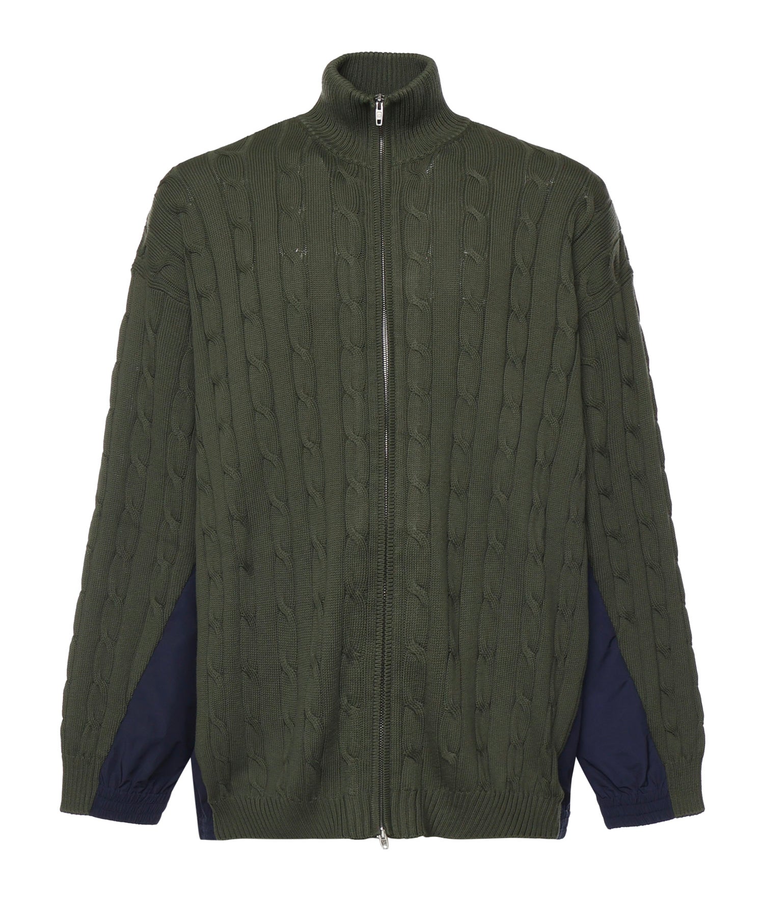 Giacca Hybrid in maglia di cotone e tessuto tecnico 856719 T34372525 BALENCIAGA 