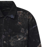 Giacca in denim di cotone washed crayon allover 857181 TTWA81037 BALENCIAGA 