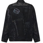 Giacca in denim di cotone washed crayon allover 857181 TTWA81037 BALENCIAGA 