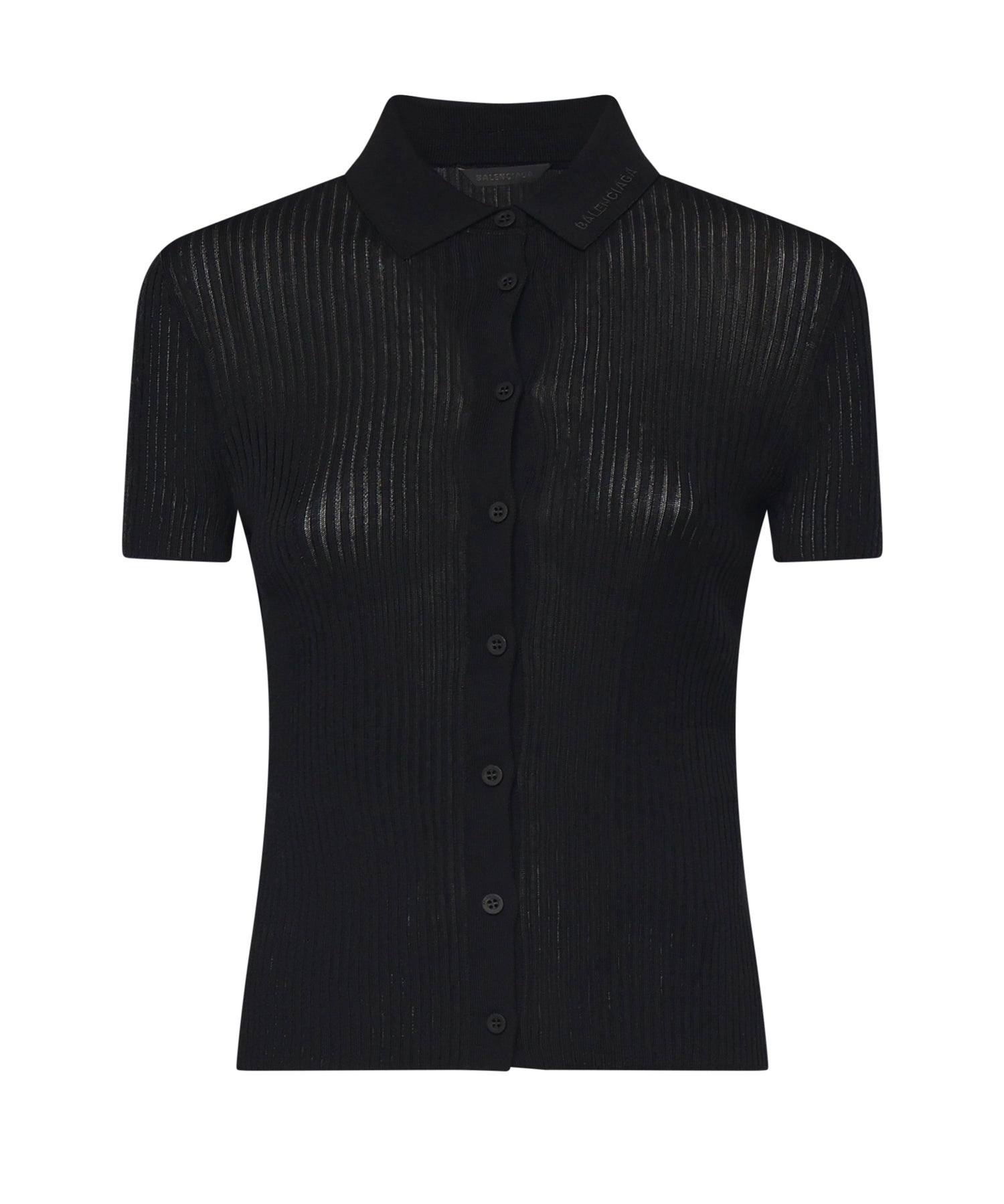Camicia in maglia di viscosa e cotone 857233 T52371000 BALENCIAGA 