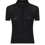 Camicia in maglia di viscosa e cotone 857233 T52371000 BALENCIAGA 