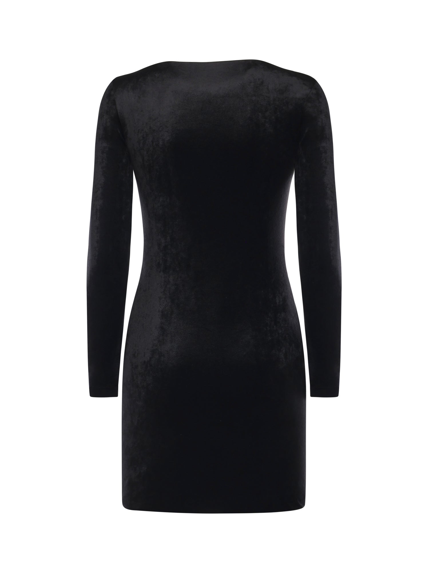 Abito scollo a cuore in jersey di velluto 857335 TTV071000 BALENCIAGA 