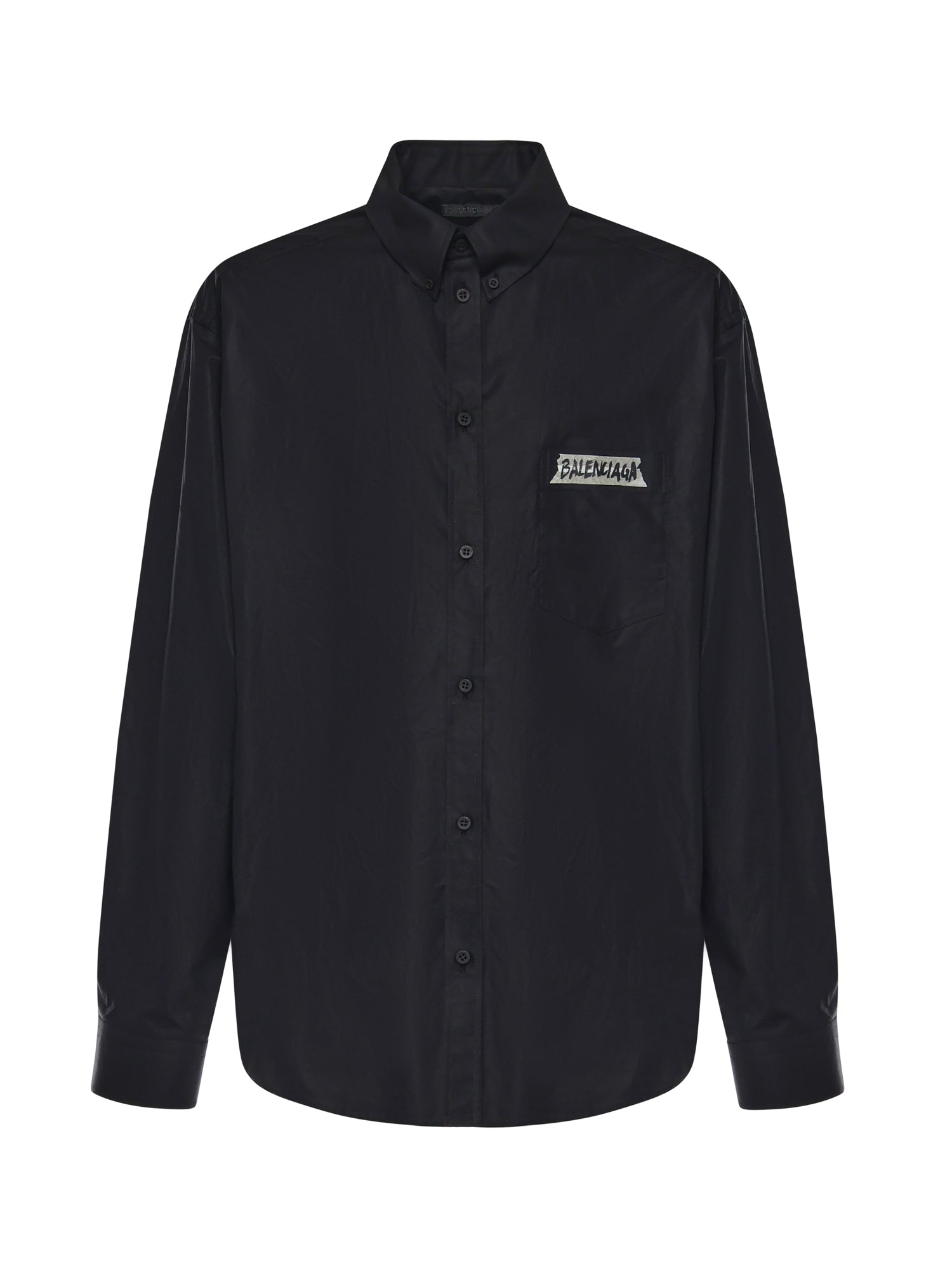 Camicia Masking Tape in popeline di cotone 857809 TRM281000 BALENCIAGA 