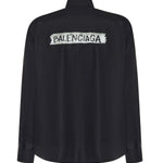 Camicia Masking Tape in popeline di cotone 857809 TRM281000 BALENCIAGA 