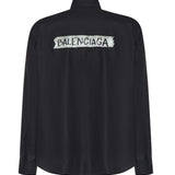 Camicia Masking Tape in popeline di cotone 857809 TRM281000 BALENCIAGA 
