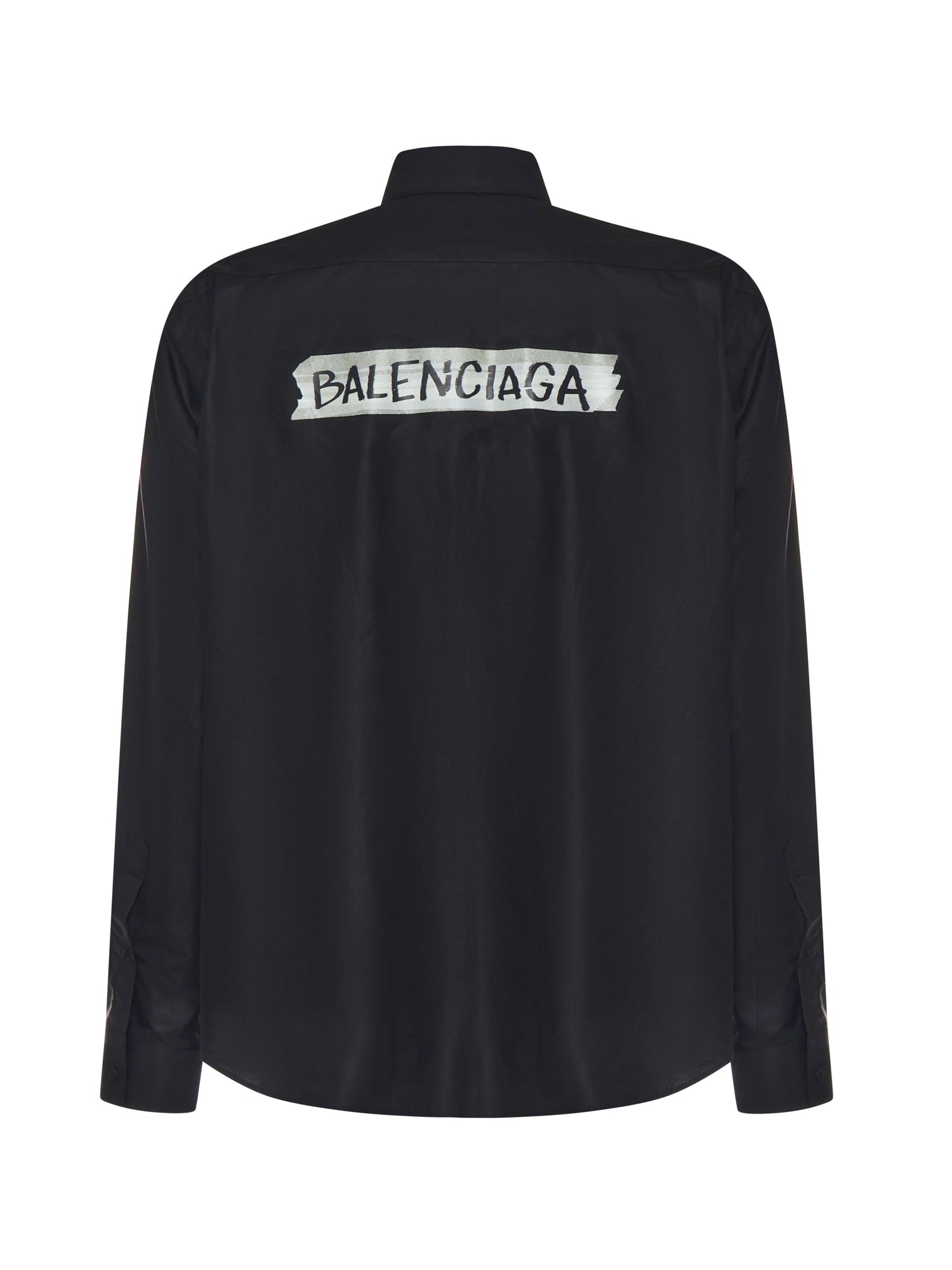 Camicia Masking Tape in popeline di cotone 857809 TRM281000 BALENCIAGA 