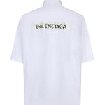 Camicia Masking Tape in popeline di cotone 857810 TRM289000 BALENCIAGA 