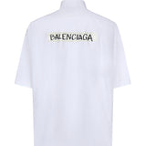 Camicia Masking Tape in popeline di cotone 857810 TRM289000 BALENCIAGA 