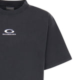 Abito t-shirt in cotone con logo 858621 TTVU29374 BALENCIAGA 