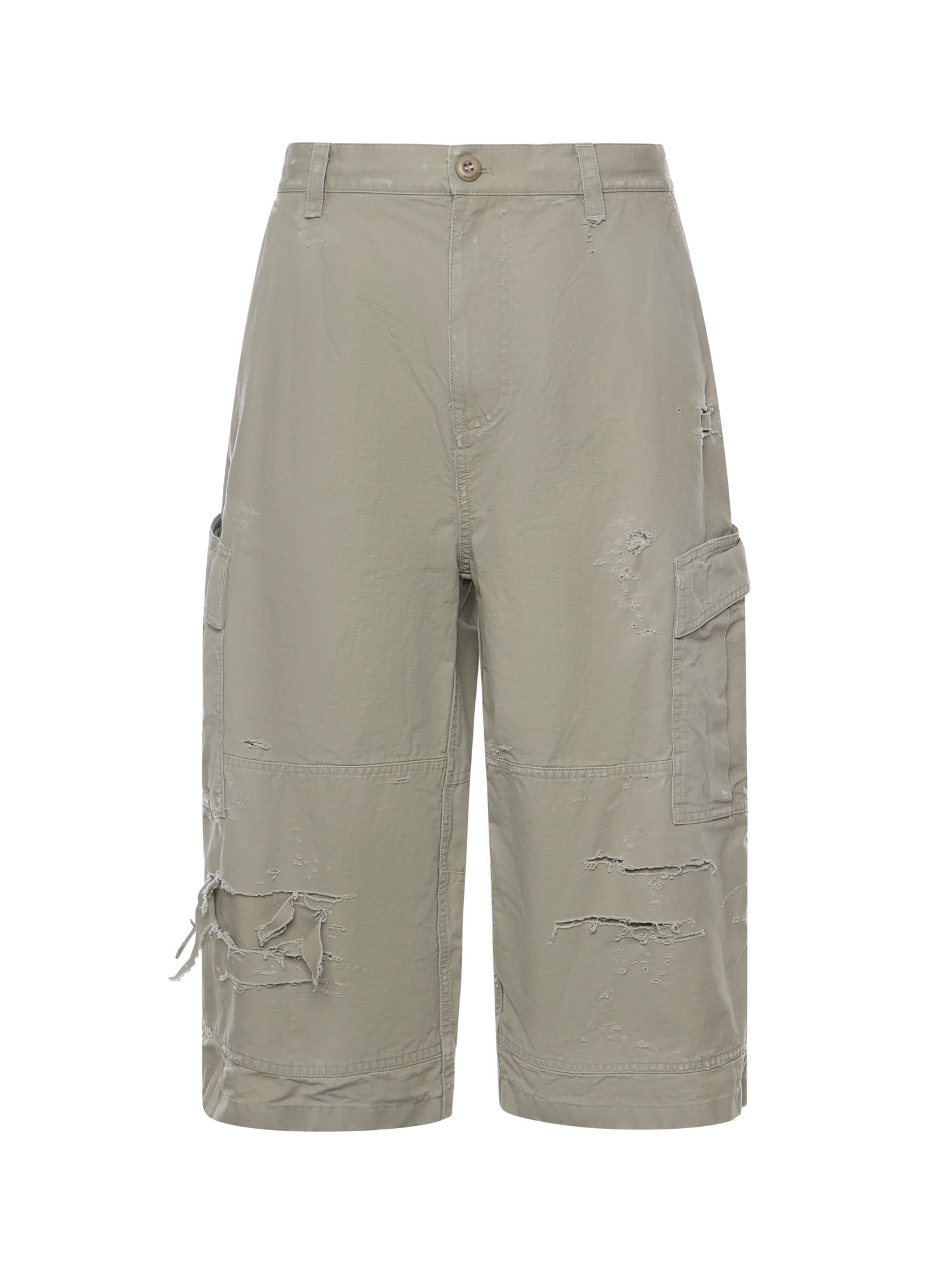 Pantaloni cargo cropped in cotone ripstop 864354 TQP132801 BALENCIAGA 