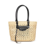 Borsa Le City media in rafia e pelle 866501 2ACGC9260 BALENCIAGA 