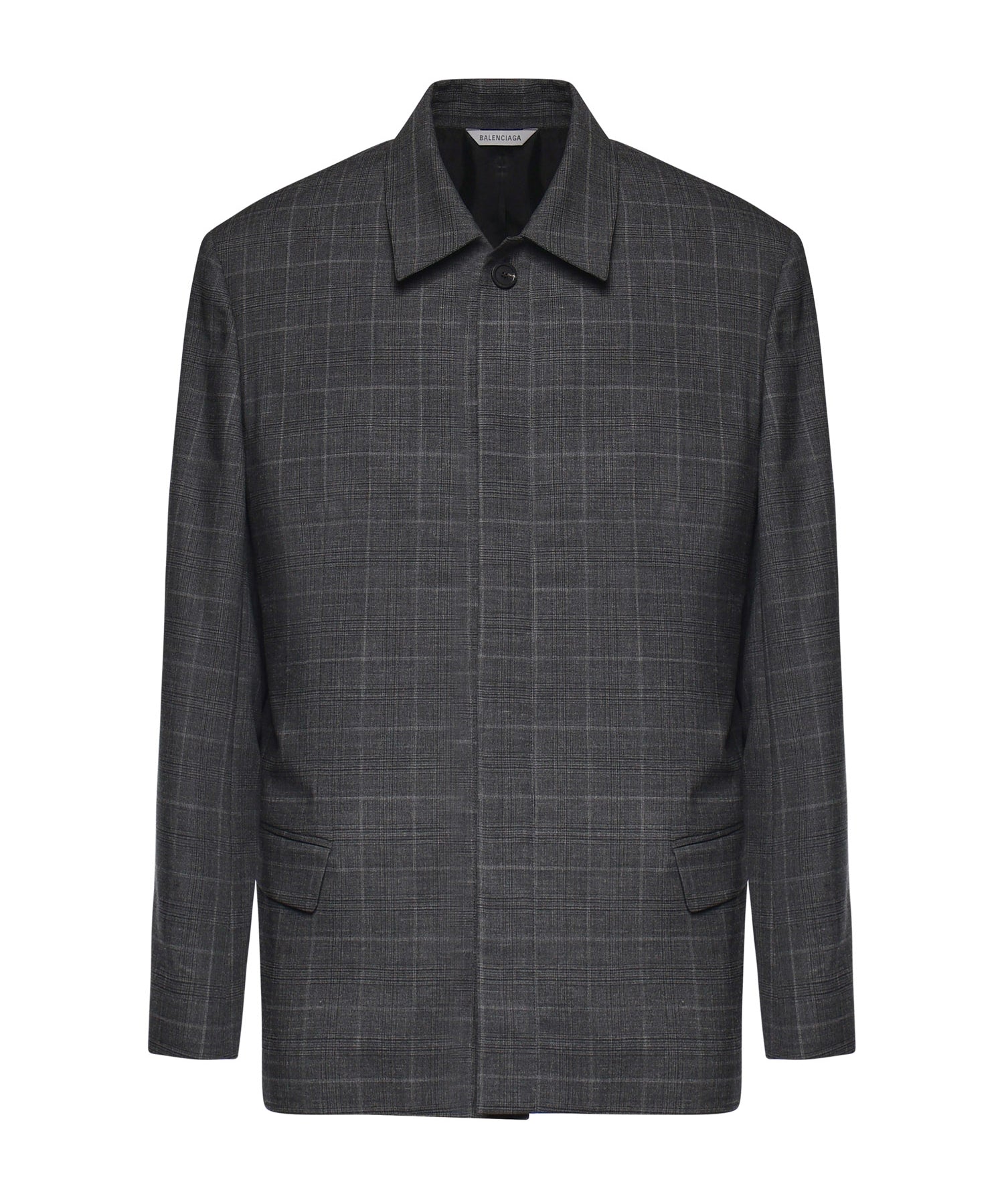 Giacca check in lana 866521 TQT081441 BALENCIAGA 