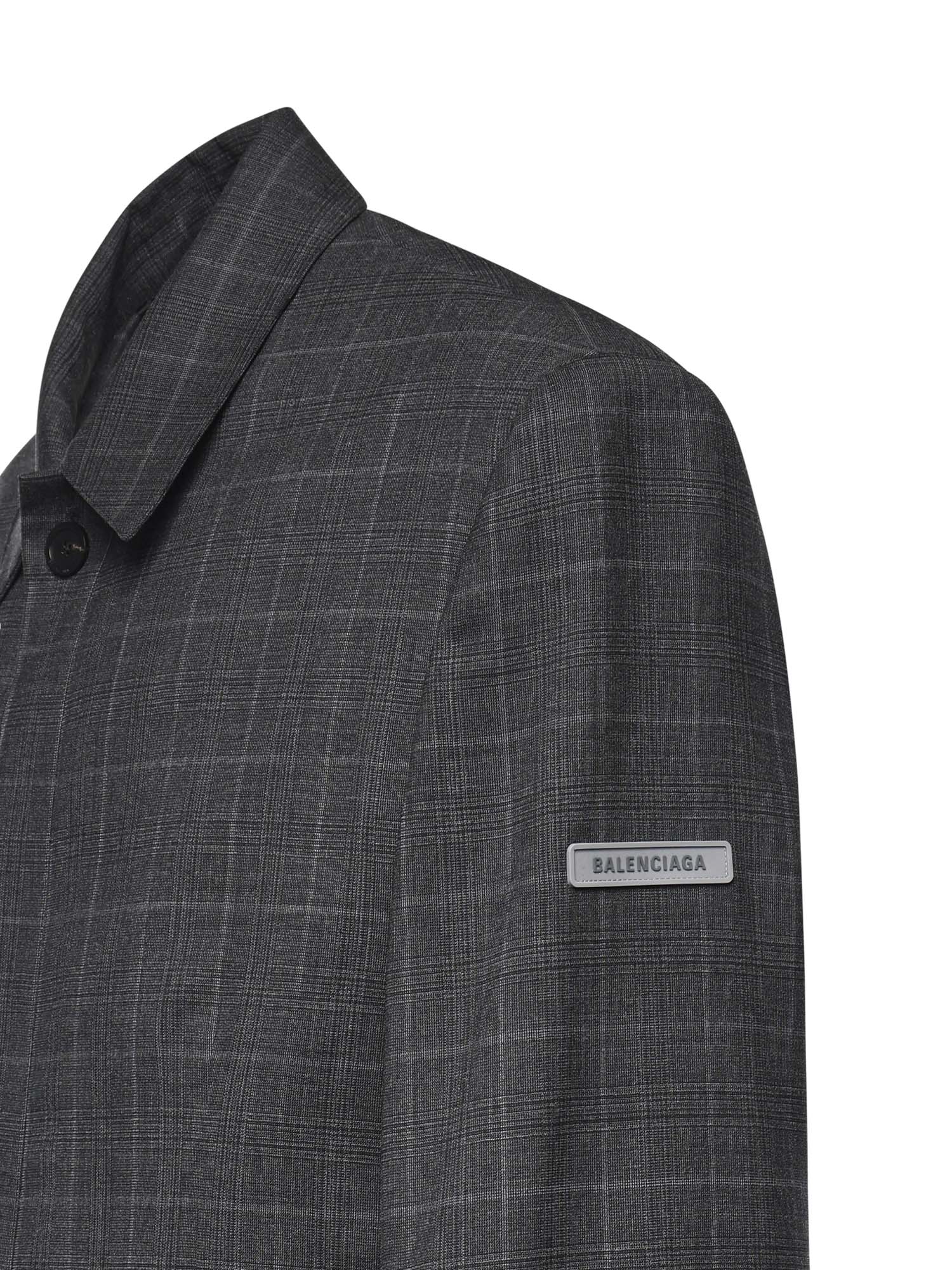 Giacca check in lana 866521 TQT081441 BALENCIAGA 