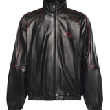 Giacca da tuta in pelle di agnello semilucida 869734 TUS026165 BALENCIAGA 