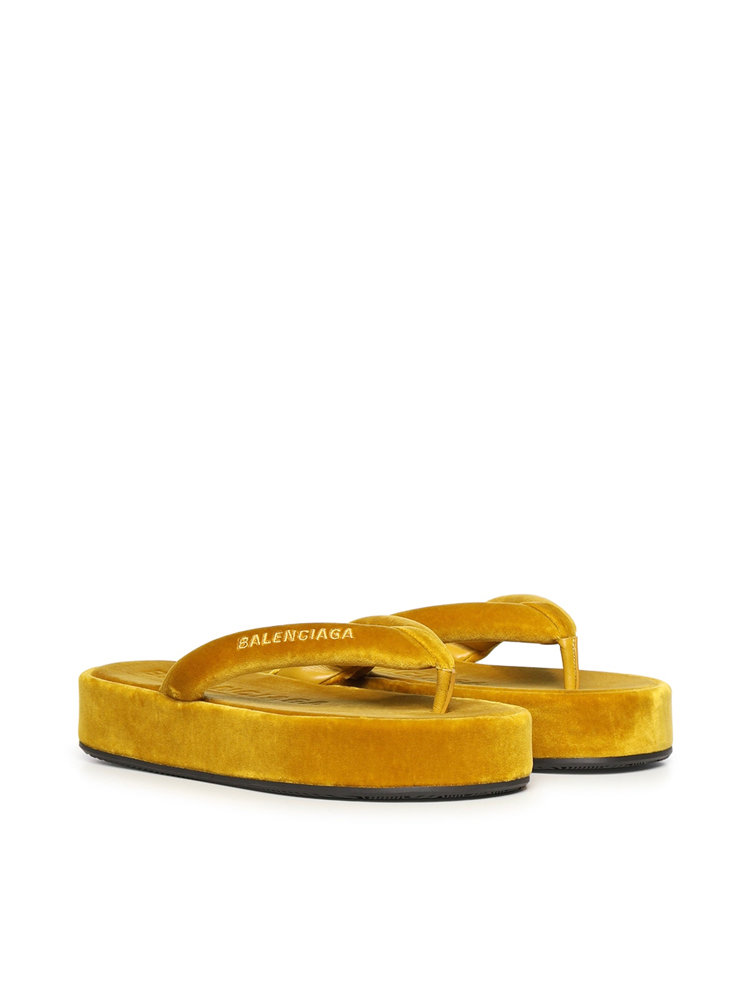 Infradito Jet Lag in velluto 869749 WCDQ07680 BALENCIAGA 