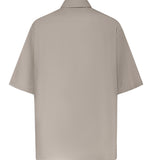 Camicia in cotone con stampa logo 869793 TRM282967 BALENCIAGA 