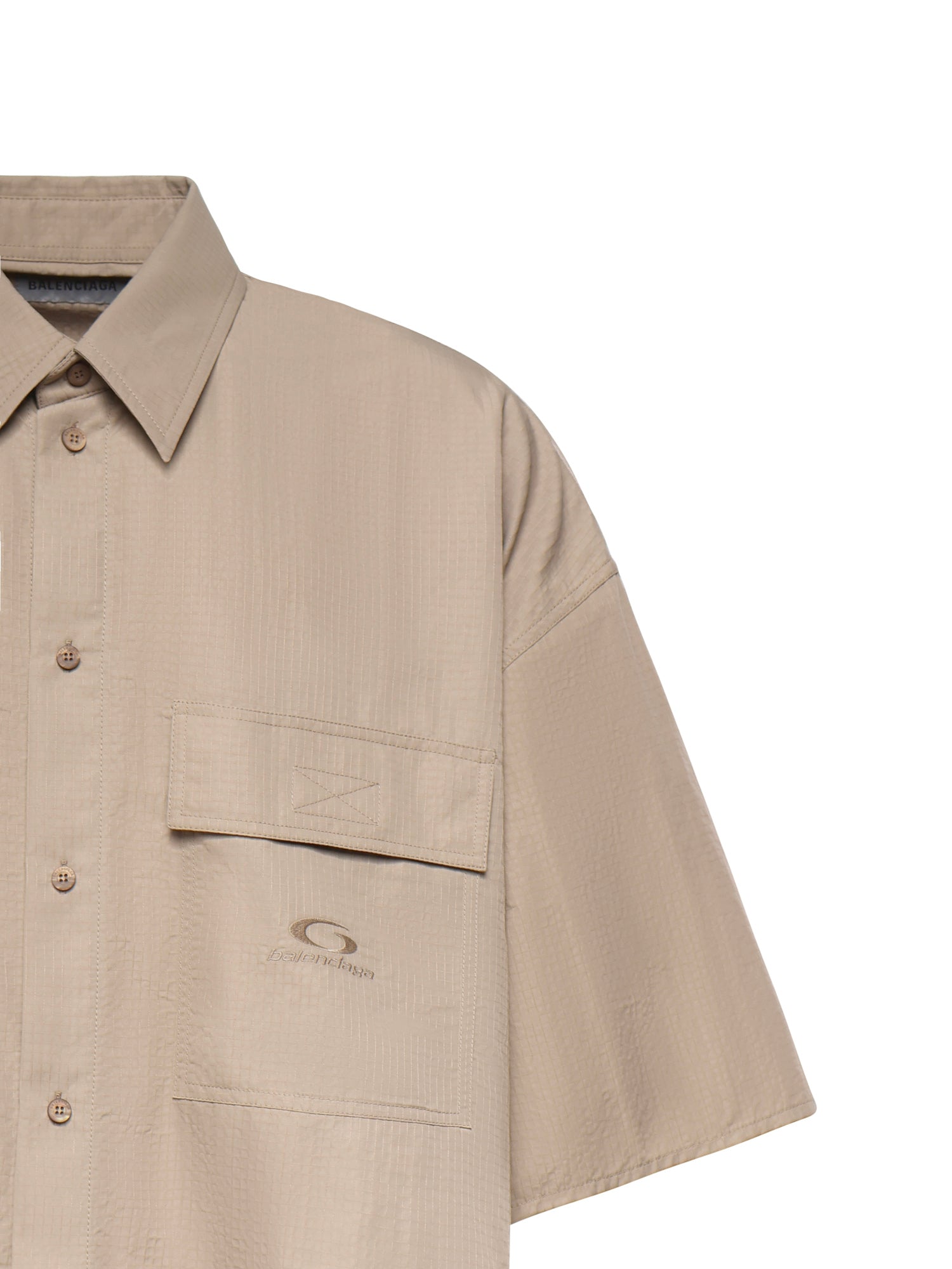 Camicia in nylon con logo 871285 TUO049501 BALENCIAGA 