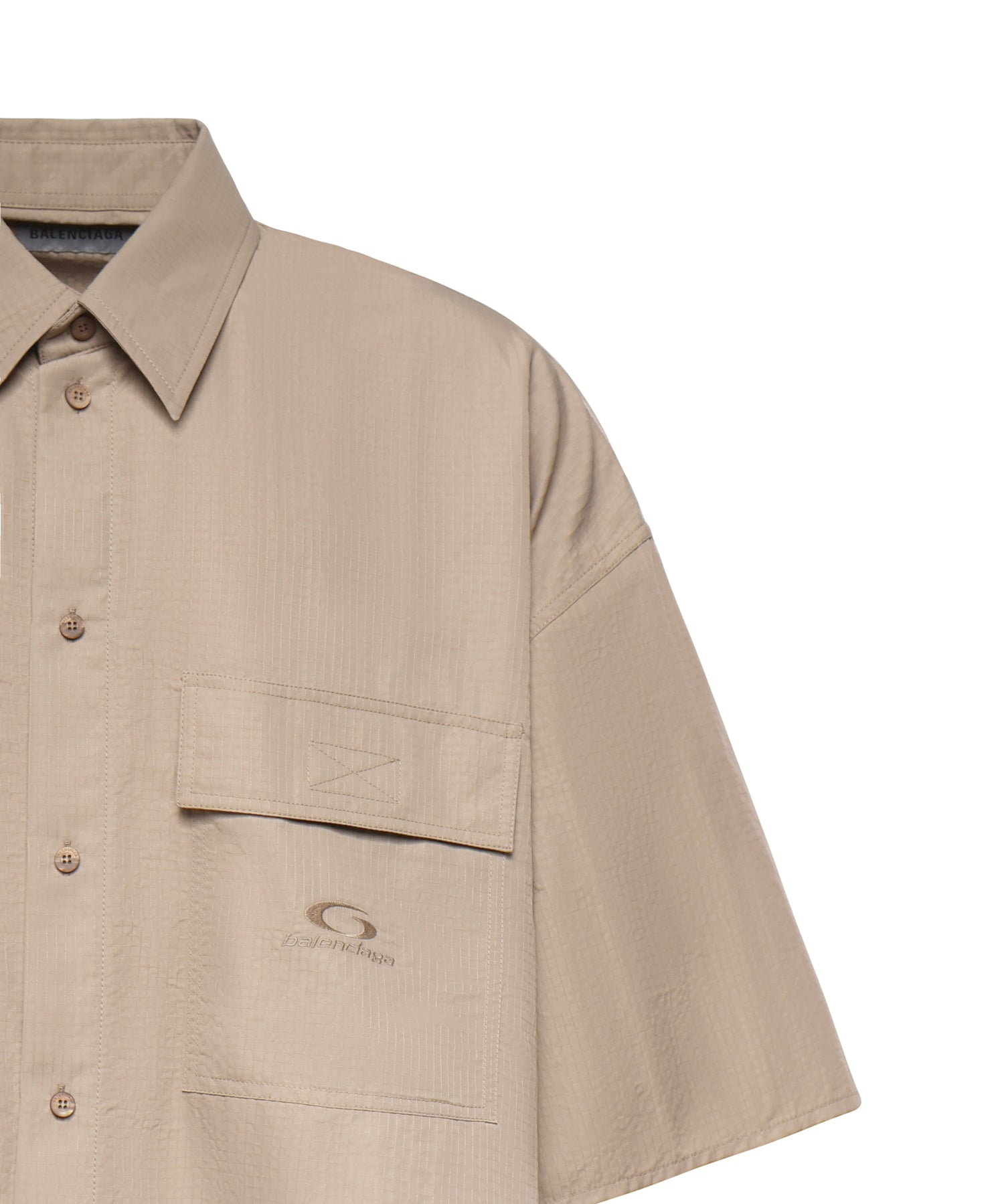 Camicia in nylon con logo 871285 TUO049501 BALENCIAGA 