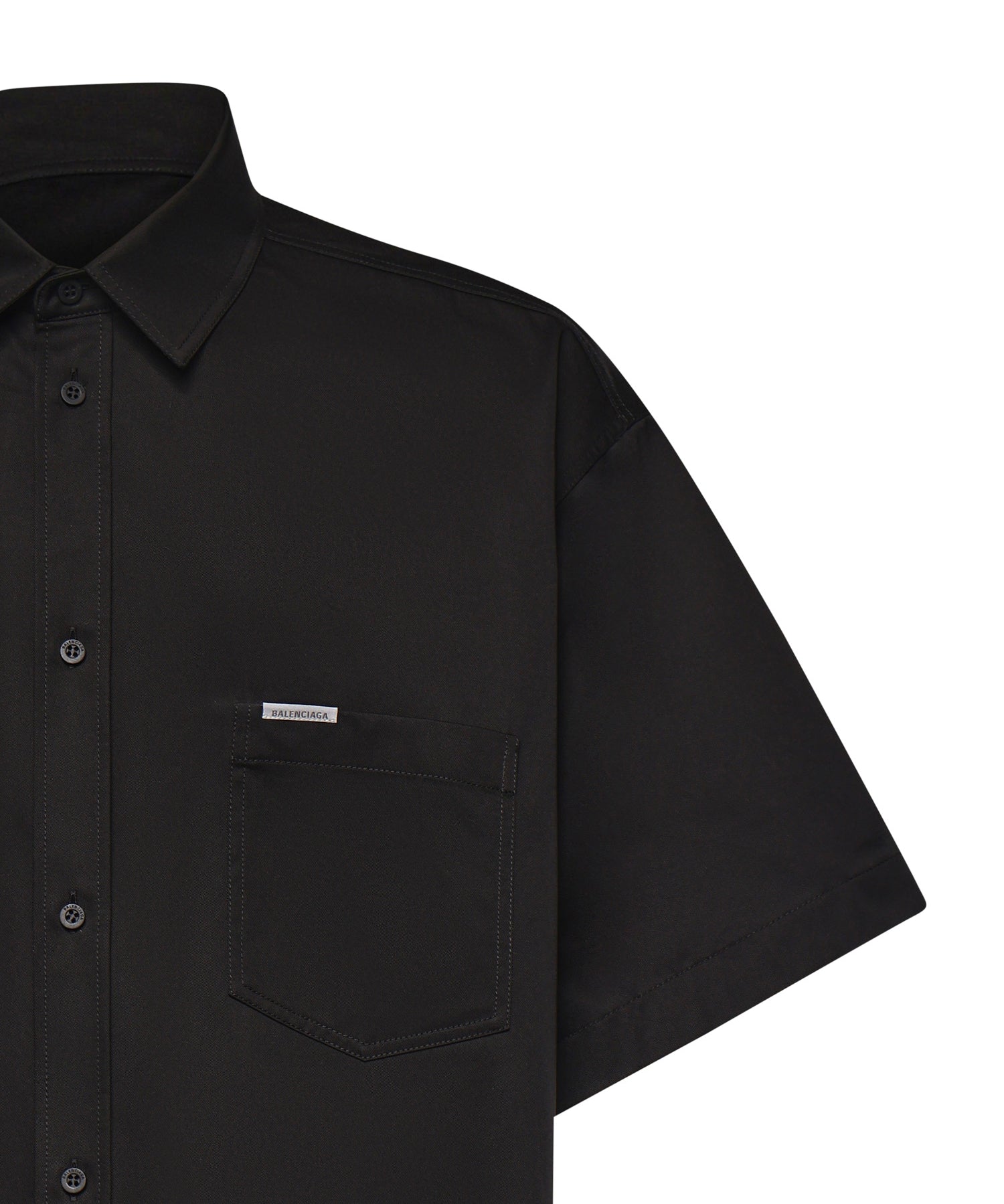 Camicia in cotone con logo 871286 TSP131000 BALENCIAGA 