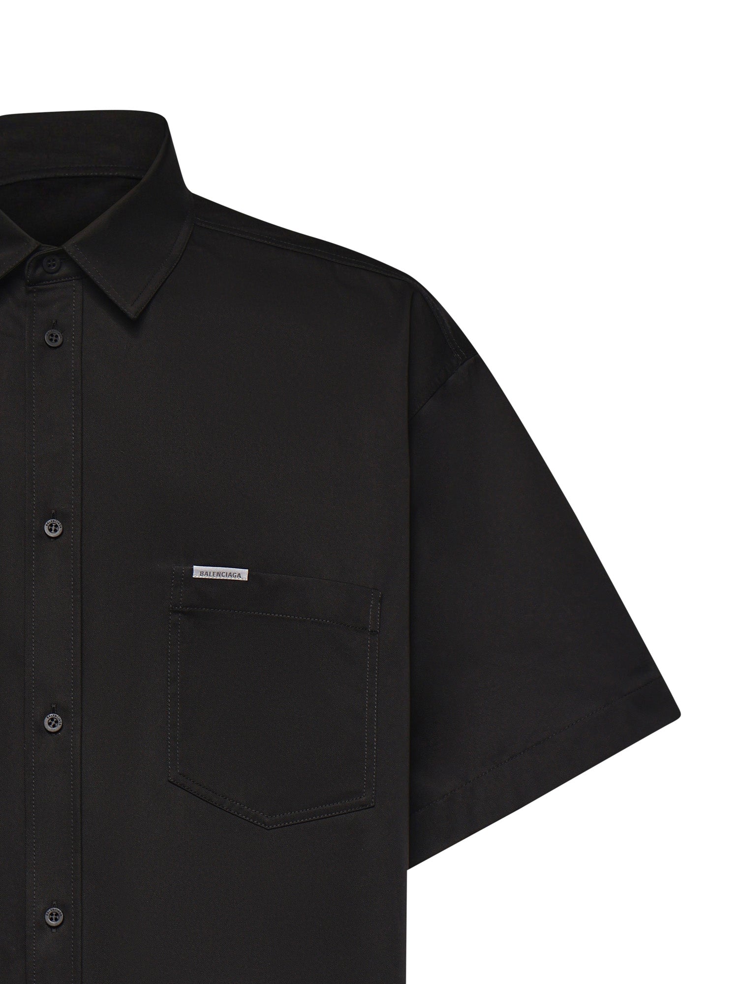 Camicia in cotone con logo 871286 TSP131000 BALENCIAGA 