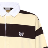 Camicia polo in jersey a righe 871654 TUVL56110 BALENCIAGA 