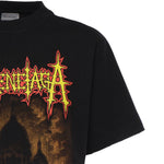 T-Shirt cropped Balenciaga Sacré Cœur in jersey 871735 TUVE11000 BALENCIAGA 