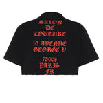 T-Shirt cropped Balenciaga Sacré Cœur in jersey 871735 TUVE11000 BALENCIAGA 