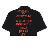 T-Shirt cropped Balenciaga Sacré Cœur in jersey 871735 TUVE11000 BALENCIAGA 
