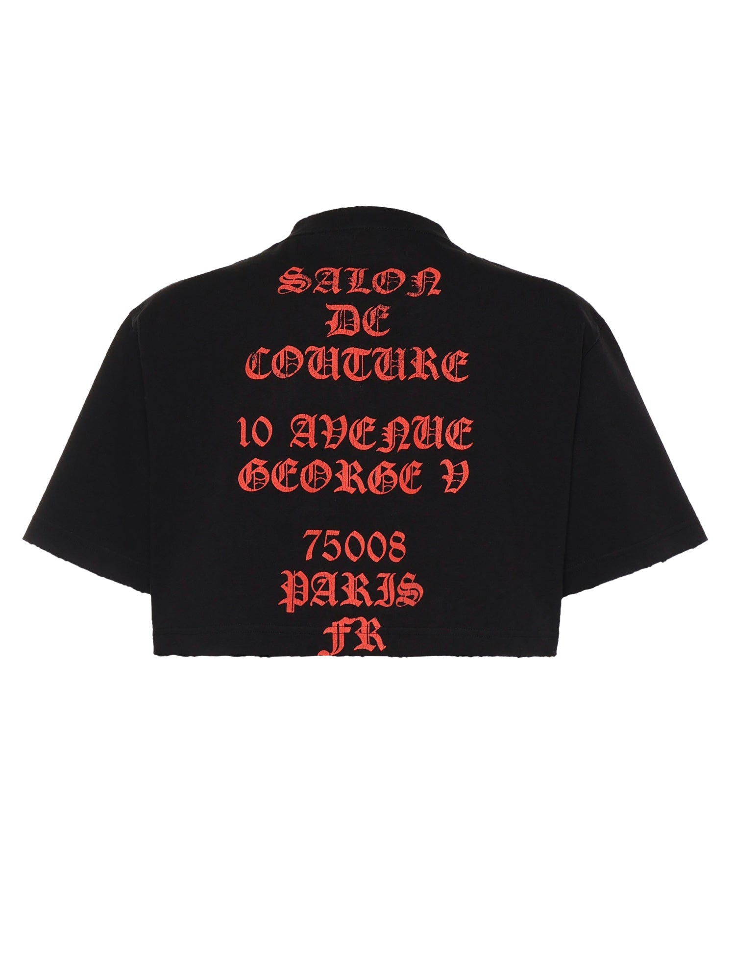 T-Shirt cropped Balenciaga Sacré Cœur in jersey 871735 TUVE11000 BALENCIAGA 