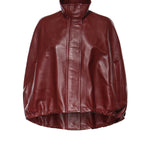 Mantella cropped in pelle 871813 TUS126500 BALENCIAGA 