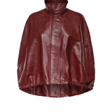 Mantella cropped in pelle 871813 TUS126500 BALENCIAGA 