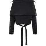 Camicia cropped in cotone 872123 TUM201000 BALENCIAGA 