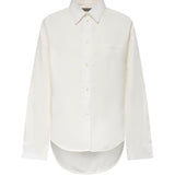 Camicia Classica in popeline di seta e organza di cotone 872318 TUM189000 BALENCIAGA 