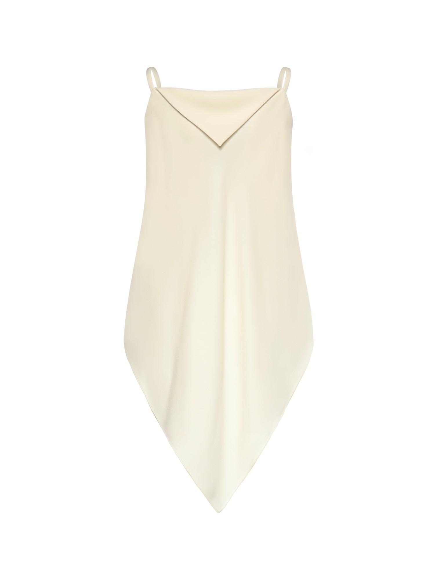 Top a sciarpa in crêpe di lana e seta 872352 TUT149002 BALENCIAGA 