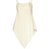 Top a sciarpa in crêpe di lana e seta 872352 TUT149002 BALENCIAGA 