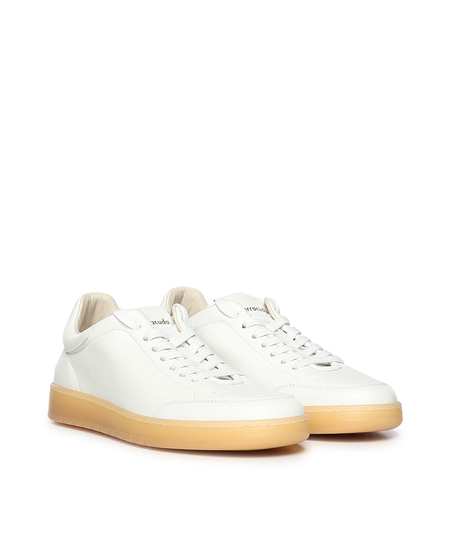 Sneaker Guga in pelle BU3355 BIANCO BARRACUDA 