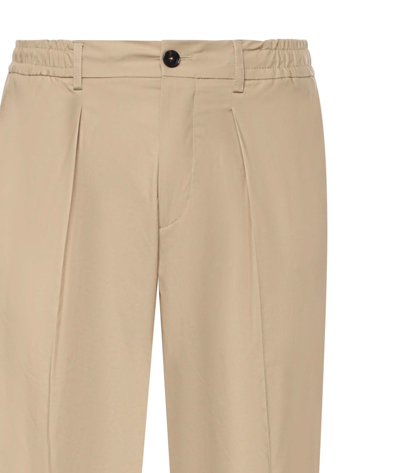 Pantaloni Dominique in cotone stretch DOMINIQUE STSCNOCCIOLA BE ABLE 