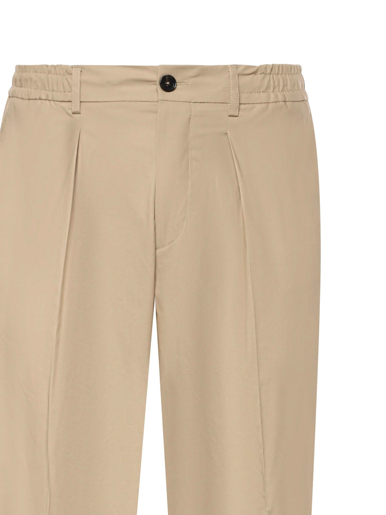 Pantaloni Dominique in cotone stretch DOMINIQUE STSCNOCCIOLA BE ABLE 