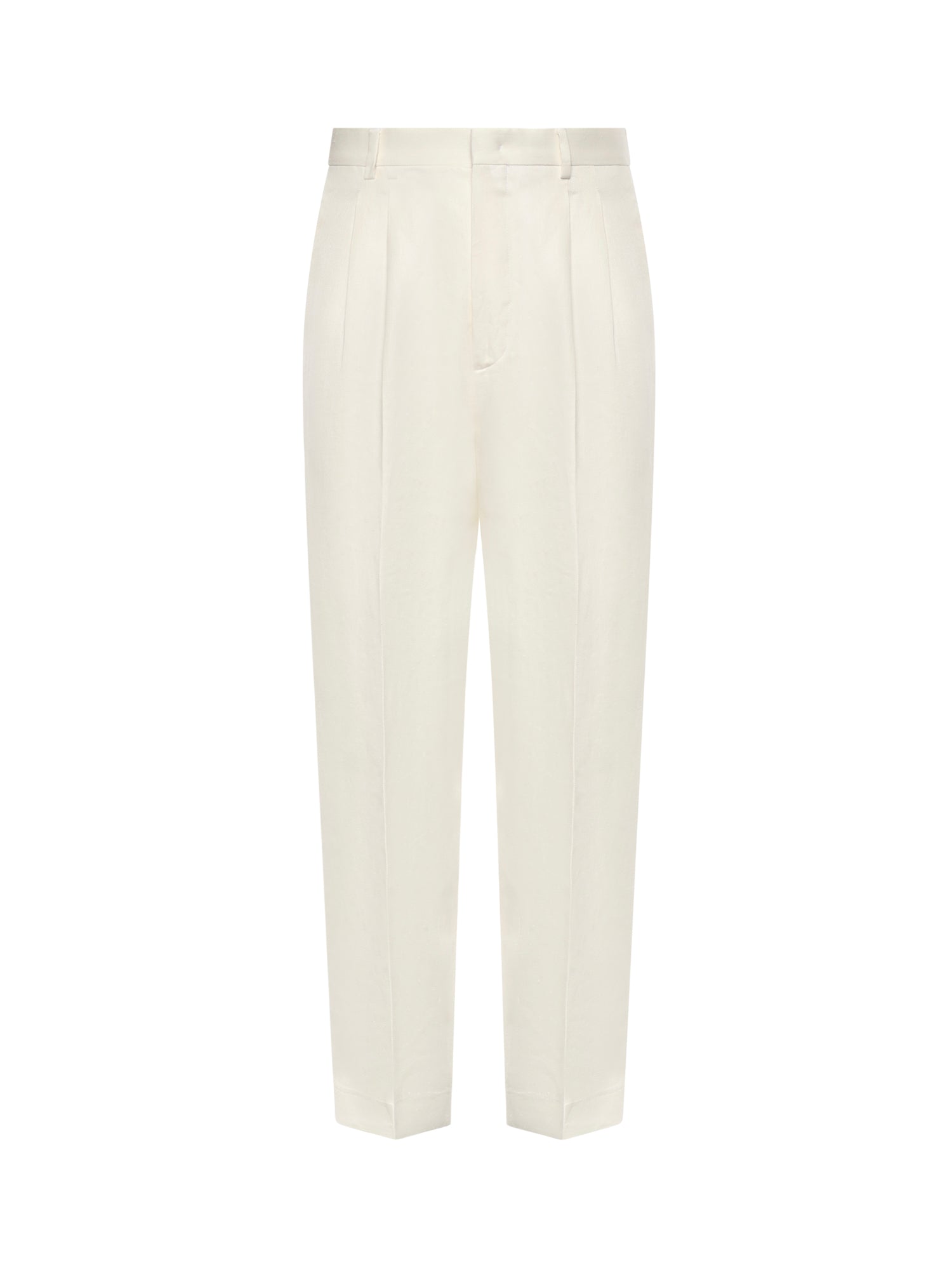 Pantaloni Mat in misto lana MAT LM85BULL BIANCO BE ABLE 