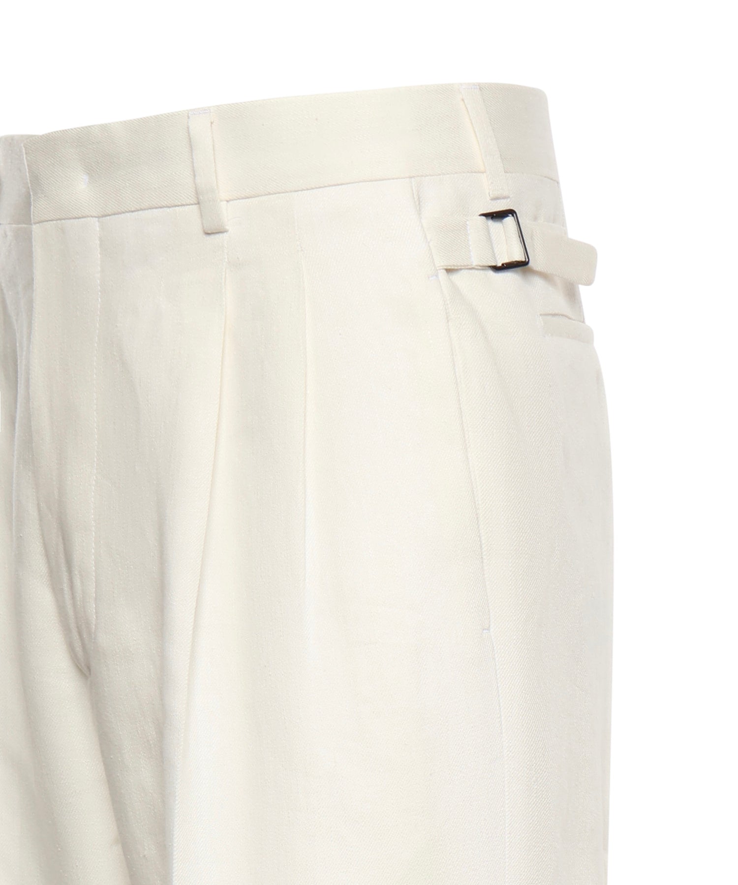 Pantaloni Mat in misto lana MAT LM85BULL BIANCO BE ABLE 