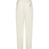 Pantaloni Mat in misto lana MAT LM85BULL BIANCO BE ABLE 