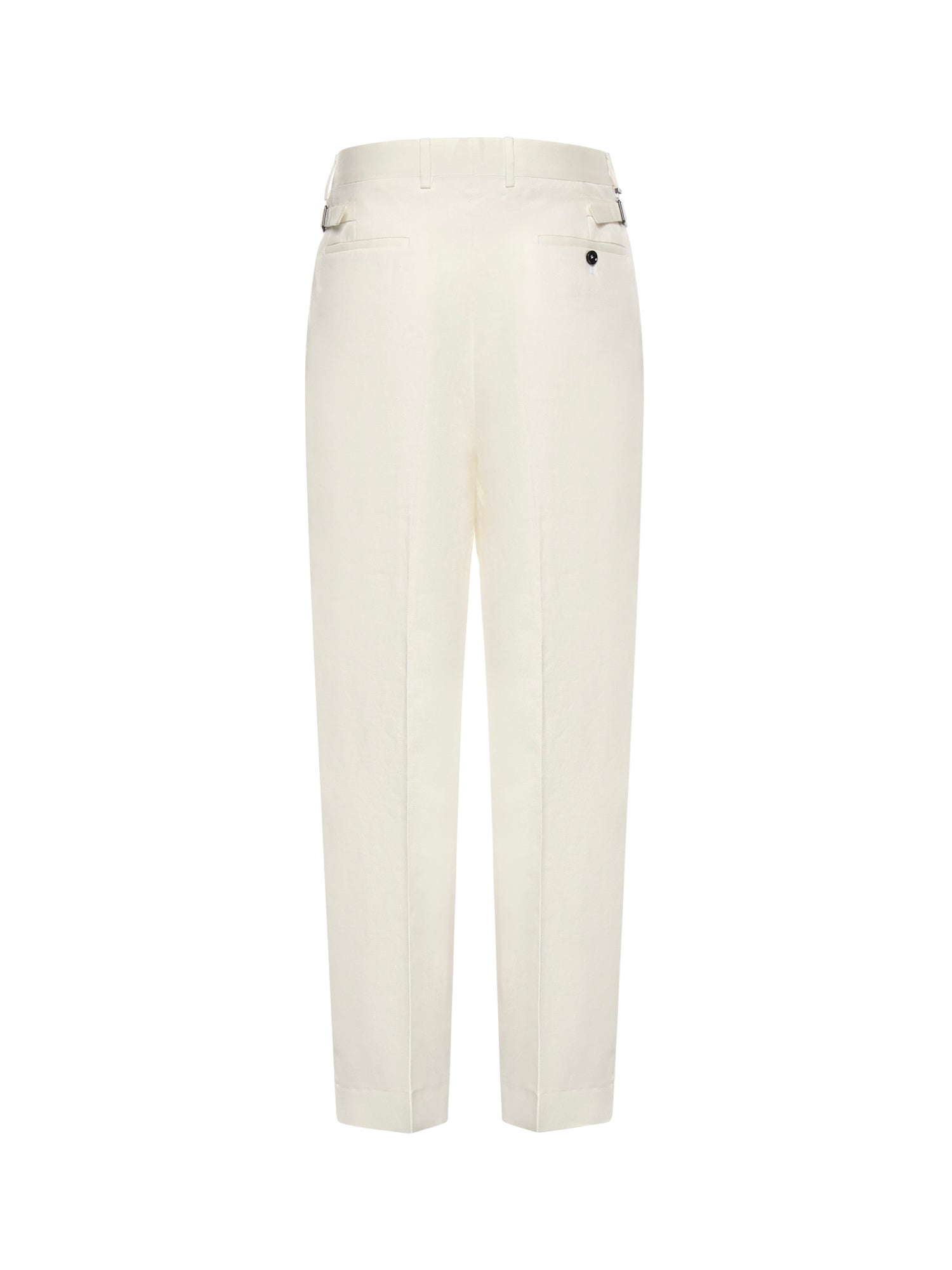Pantaloni Mat in misto lana MAT LM85BULL BIANCO BE ABLE 